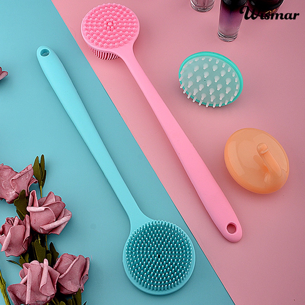Bàn chải silicone chà lưng mát xa đa năng dễ sử dụng khi tắm