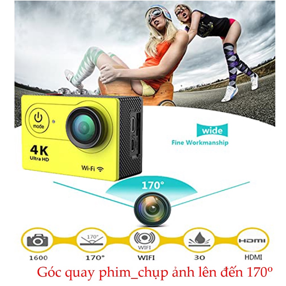 Camera Hành Trình 4K Chống Nước,Camera Hành Trình Sports 4K Ultra Hd Wifi,Độ Phân Giải 1080P(Full HD) | BigBuy360 - bigbuy360.vn