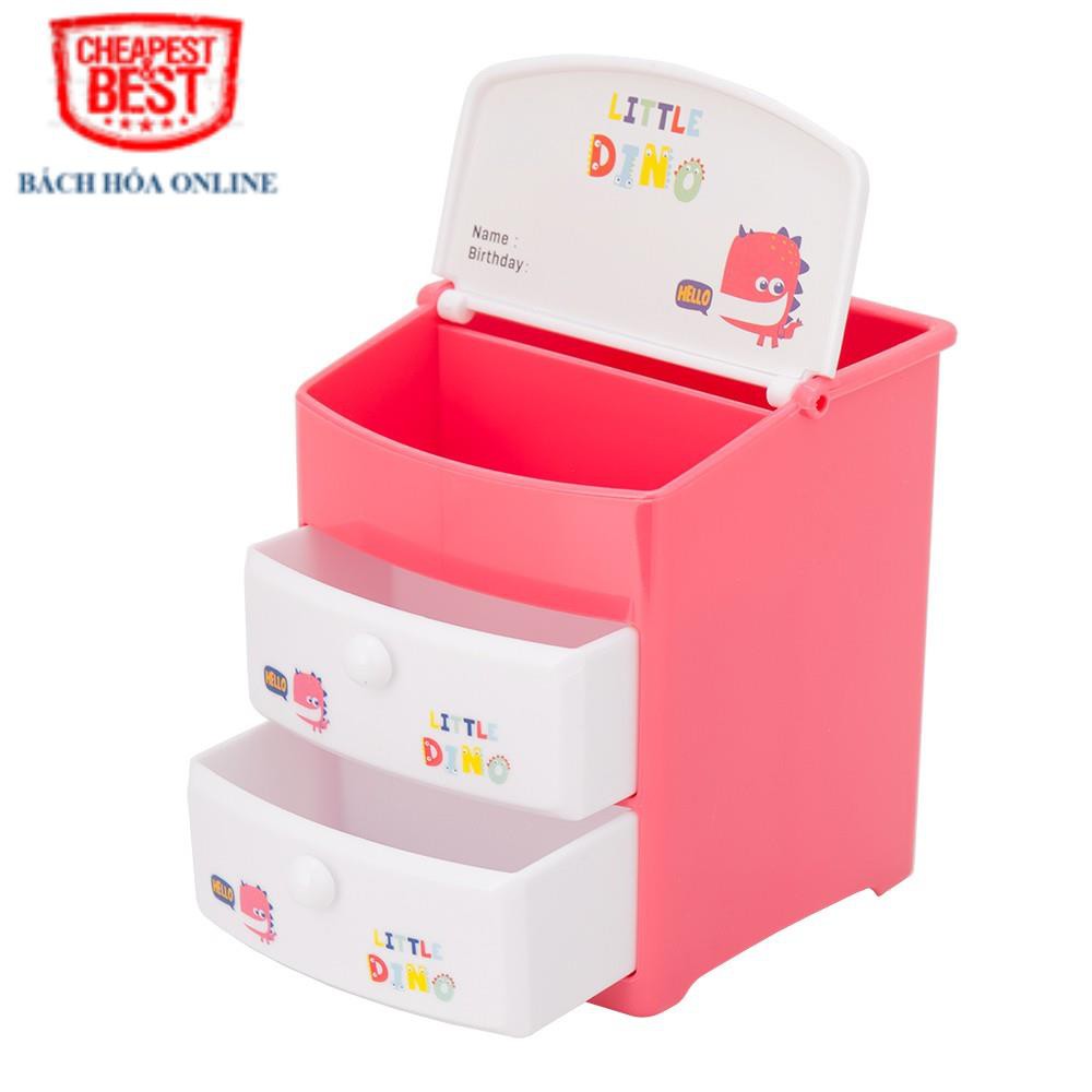 Khay cắm bút học sinh Deli 9136 Yooco Hồng, Xanh-1 cái