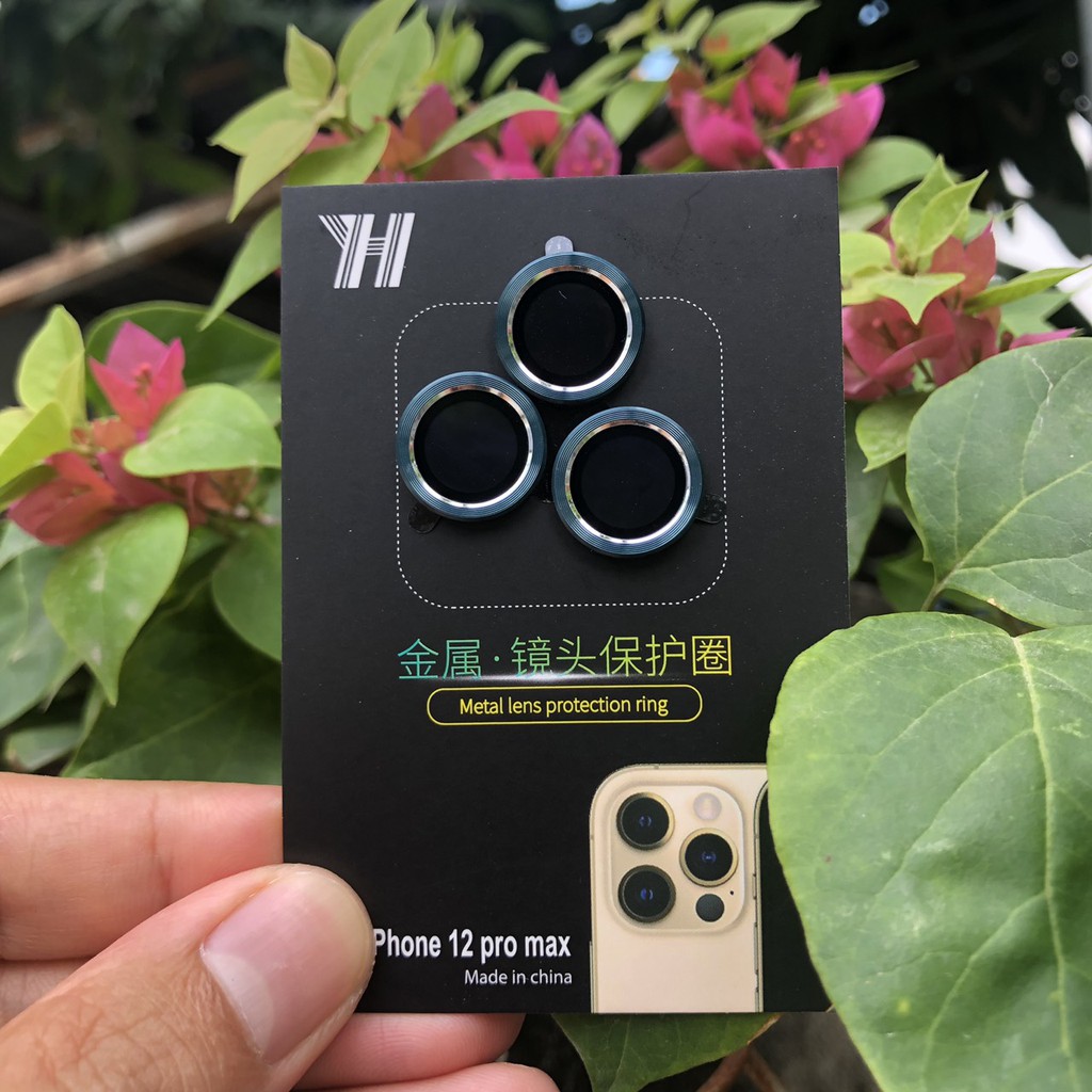 Cường Lực Bảo Vệ Camera Dành Cho iPhone 12Pro Max - 13Pro - 13Pro Max - Chống Bụi, Hạn Chế Vân Tay và Mờ Camera.