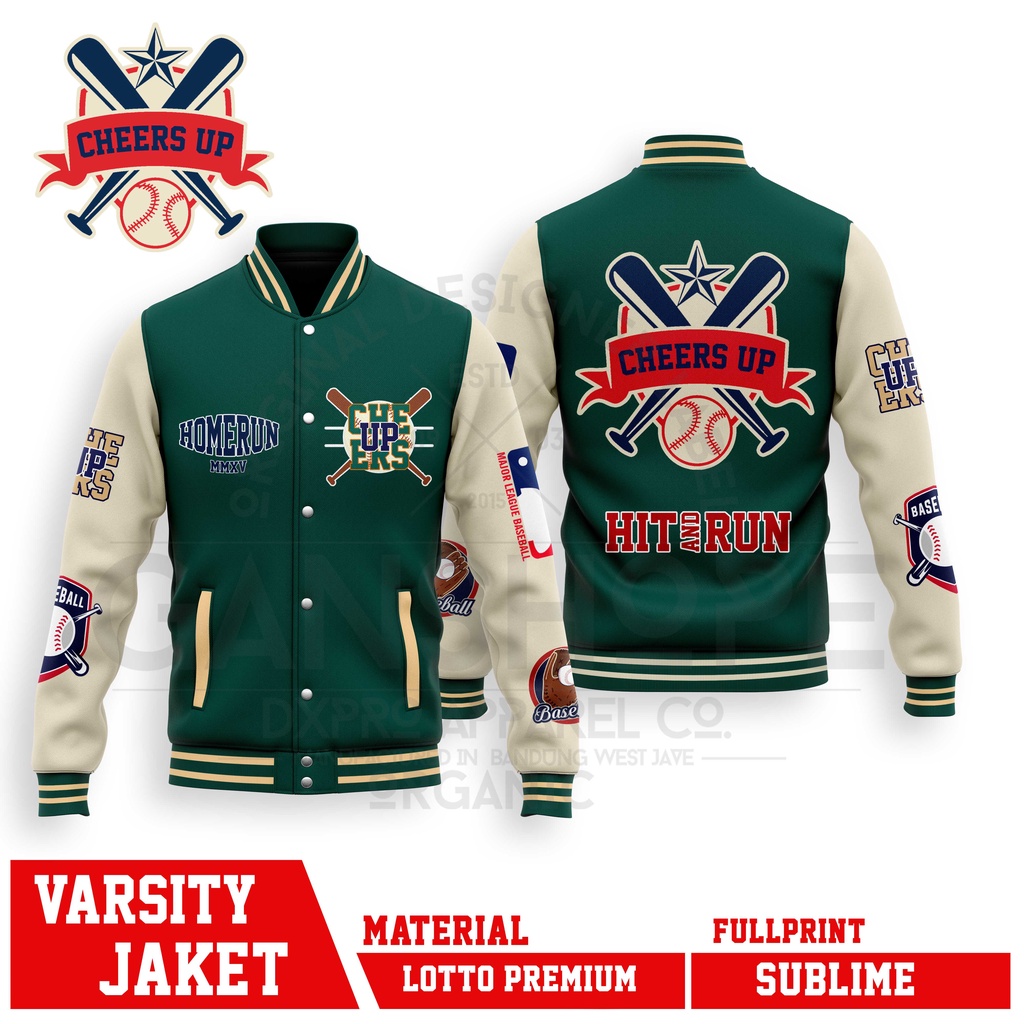 MLB Áo khoác bóng chày Unisex BASEBALL VARSITY