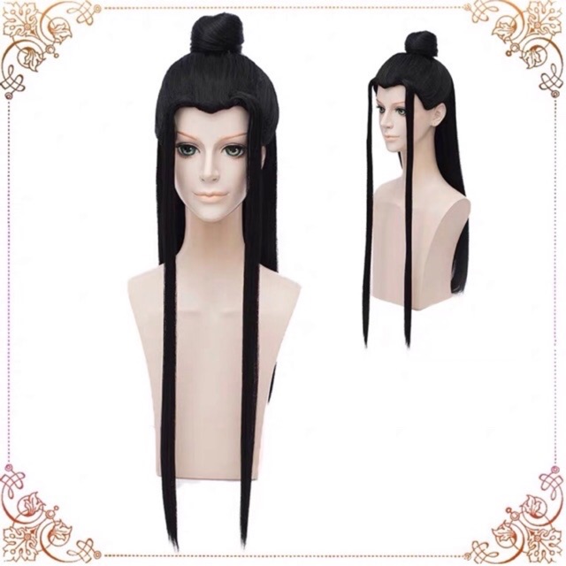 Tóc cổ trang nam cả đầu wig cổ trang nam (sẵn)