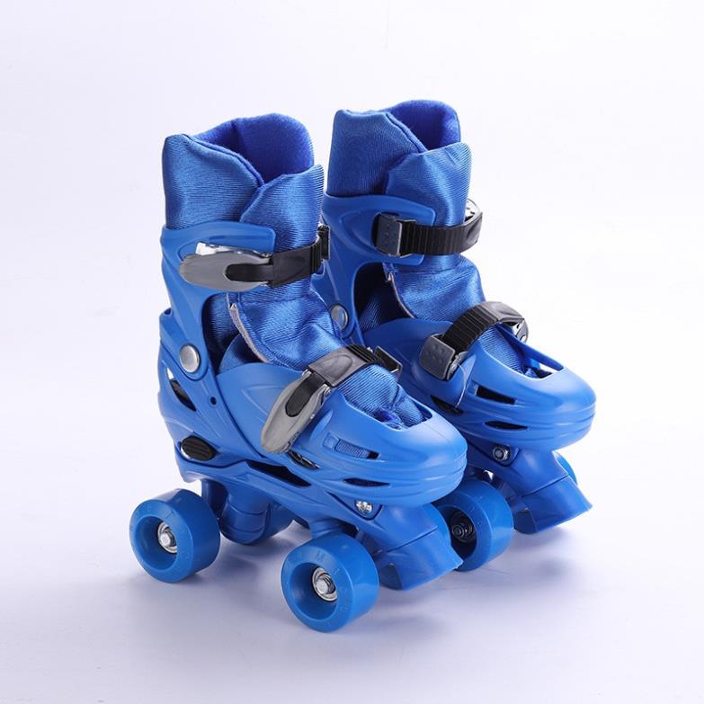 Giày trượt patin trẻ em 2 hàng bánh đi được luôn có size cho bé từ 5-14 tuổi-chống ngã chống trầy xướt đảm bảo an toàn