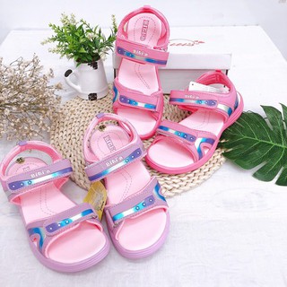 GIÀY SANDAL QUAI HẬU XÉ DÁN HỌC SINH BÉ GÁI ĐẾ SIÊU NHẸ DEG000800 (Size 28-37)
