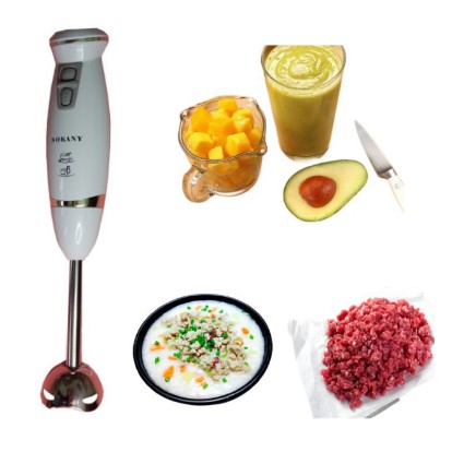 Máy Xay Cầm Tay Đa Năng Đơn Sokany - Xay thức ăn dặm, xay thịt, sinh tố, hoa quả (Bảo Hành Chính Hãng)