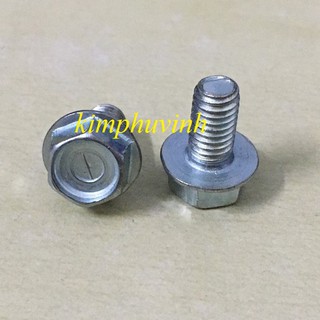 50 CON - M5x10mm BULONG LIỀN LÔNG ĐỀN - BULON LÔNG ĐỀN