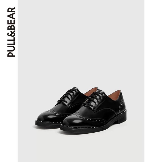 Giày da Pull&bear hoạ tiết chỉ nổi (order)