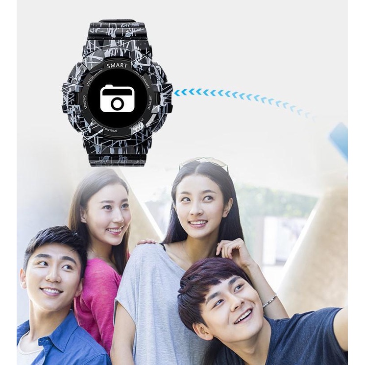 Đồng hồ nam cá tính, Đồng hồ giá rẻ chất lượng chống nước SMART PEDOMETER 3D chất lượng bền đẹp