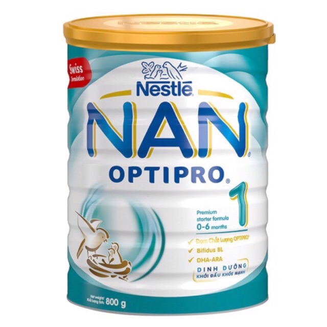 Sữa Nan Việt Optipro Số 1-800gr