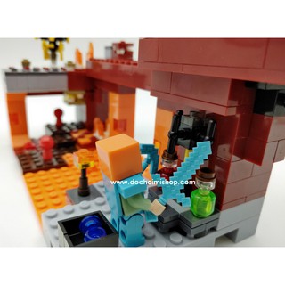 Minecraft Cầu Quỷ Lửa Lari 11362