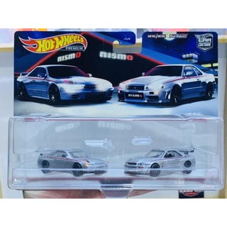 Hobby Store xe mô hình Hot Wheels Premium Set Nissan Skyline GT-R R32 - Nissan Skyline GT-R R34 Pack 2 Target