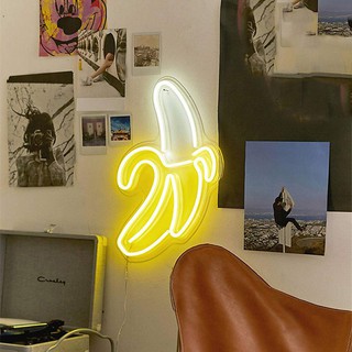 Đèn Trang Trí Led Neon Sign Hình Quả Chuối