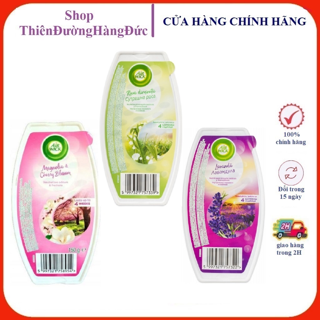 Gel thơm Air Wick Lavender meadows làm mát không khí 150 g