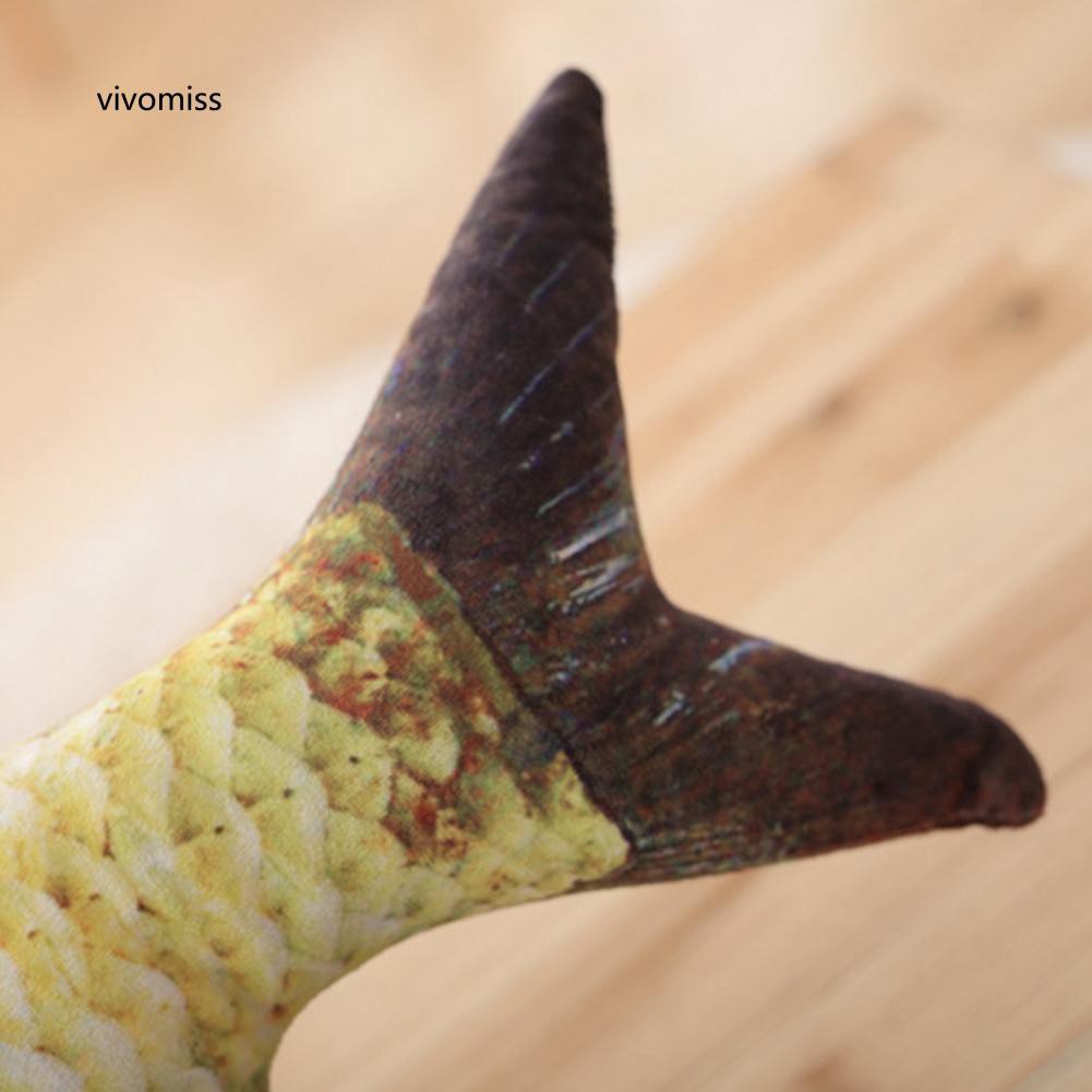 Cá nhồi bông 20cm thiết kế chân thực dành cho mèo