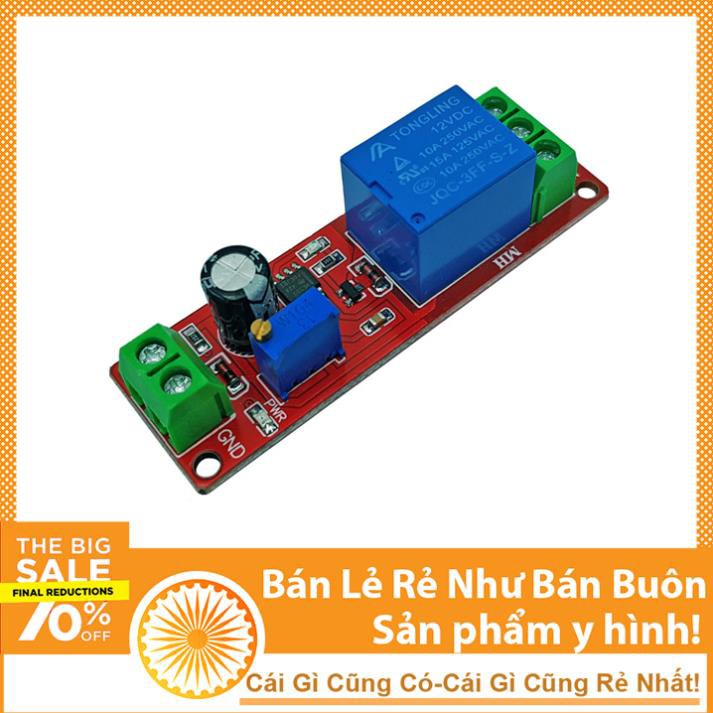 Module Relay 12V Tạo Trễ Đóng Ngắt Thiết Bị