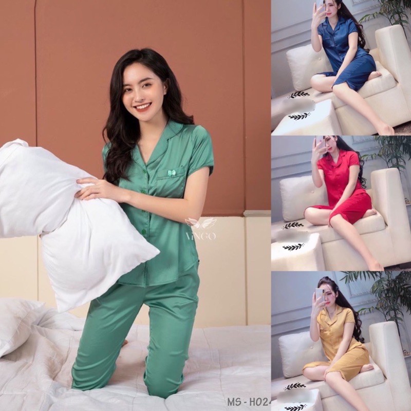 [Đồ Ngủ Tiểu Thư] 50-100kg Bigsize Cao Cấp Kiểu Dáng Đẹp Vải Satin Lạnh Mặc Cực Thích | BigBuy360 - bigbuy360.vn