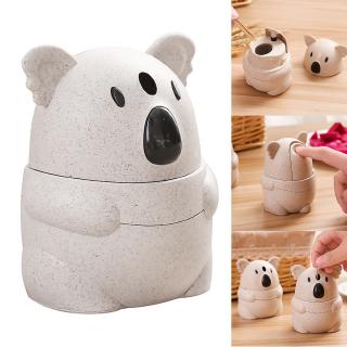 Hộp đựng tăm xỉa răng tự động hình gấu trúc/gấu Koala hoạt hình sáng tạo dùng tại nhà