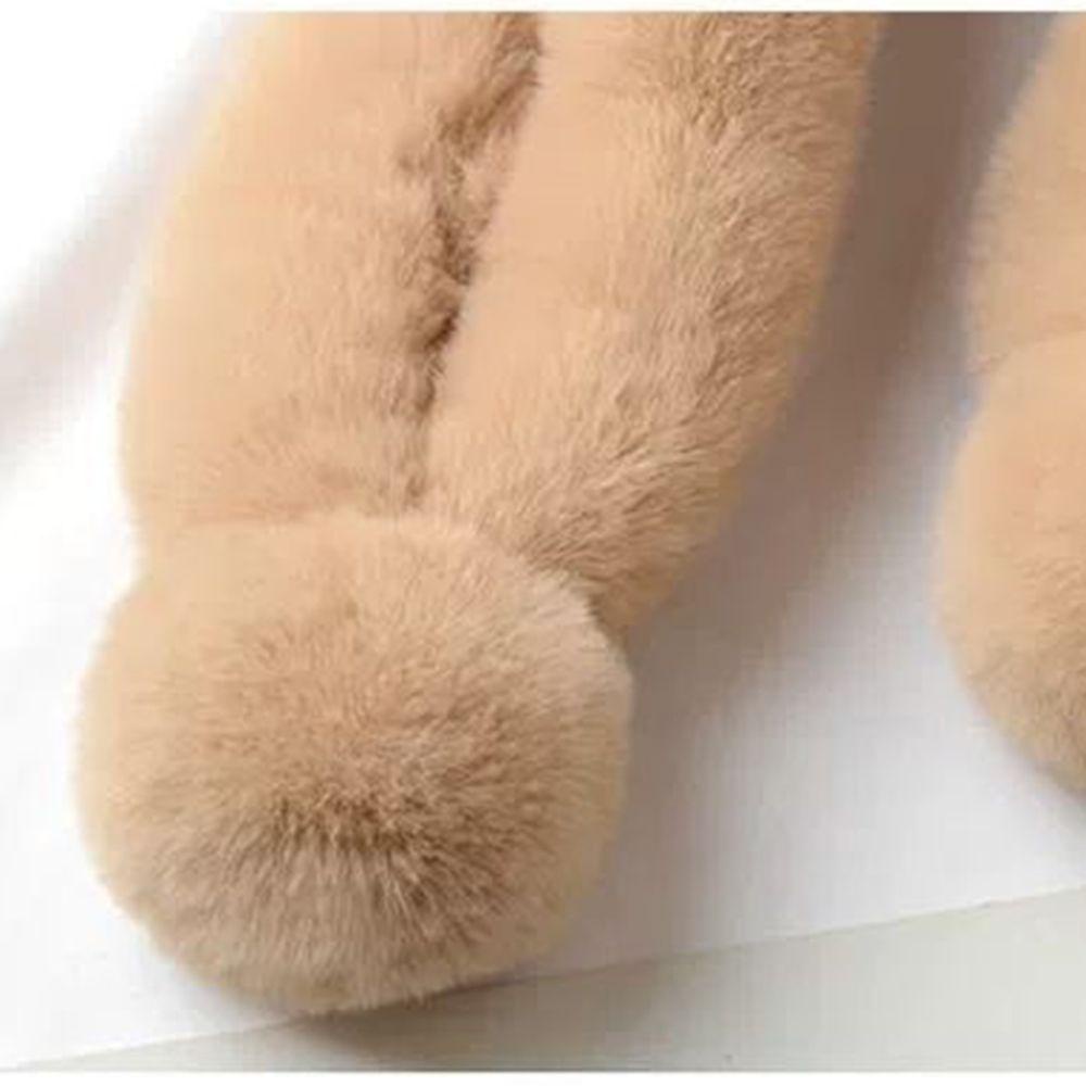 XIANTIN Khăn Choàng Lông Thỏ Chống Gió Phụ Kiện Cho Trẻ Em