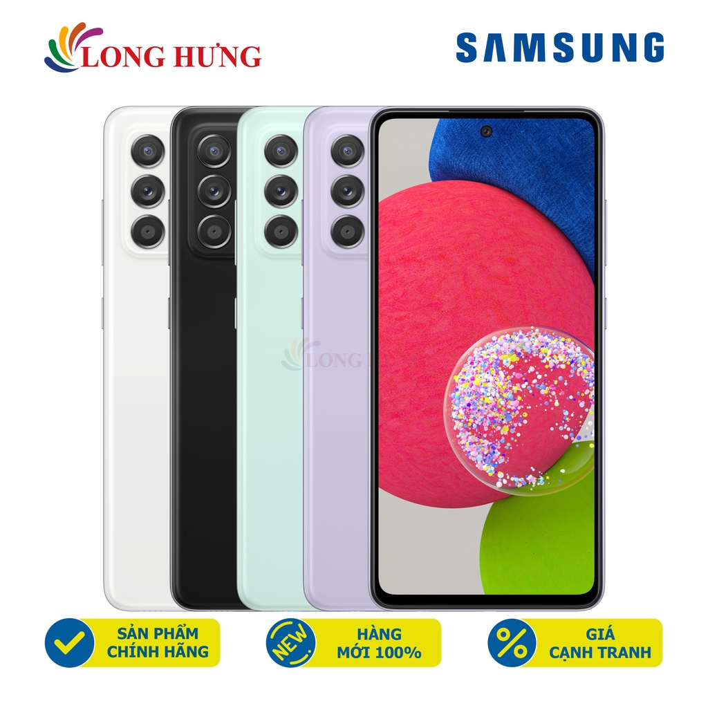 Điện thoại Samsung Galaxy A52s 5G (8GB/128GB) - Hàng chính hãng - Cụm 4 camera chuyên nghiệp, sạc nhanh 25W