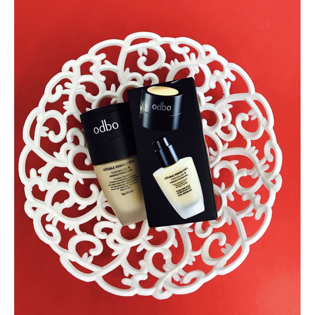 Set Kem Nền + Che Khuyết Điểm 2 IN 1 ODBO Double Perfection (OD418) | BigBuy360 - bigbuy360.vn