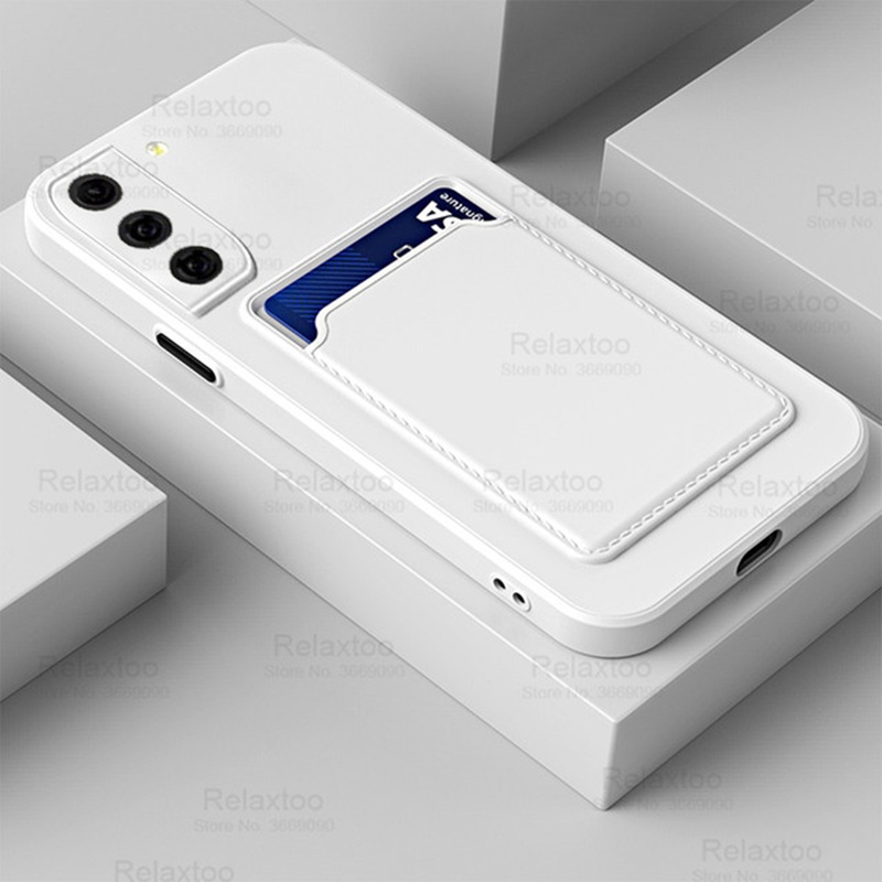 Ốp Điện Thoại Silicon Mềm Chống Sốc Có Ngăn Đựng Thẻ Cho vivo Y21 vivo y33s y21s y20 y20i y20s y12s y11s 20i