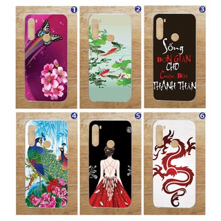Ốp Lưng Xiaomi Redmi Note 8 (Ốp Dẻo) - Hình Bướm Hoa, Ao Sen, Chim Công , Rồng, Gái Xinh, Thư Pháp