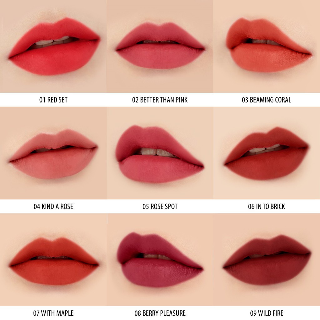 Son lì mịn môi Clio Melting Matte Lip