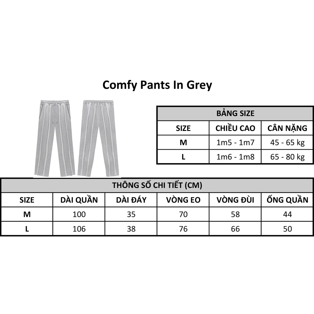 Quần ZOMBIE®  Comfy Pants In Grey