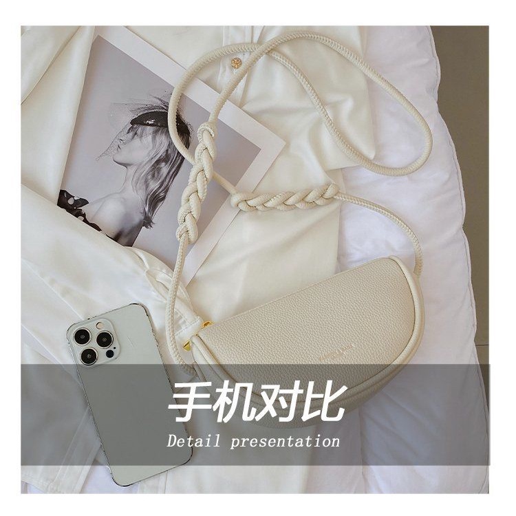 Túi Xách Đeo Vai Màu Trơn Phong Cách vintage Thời Trang Cho Nữ