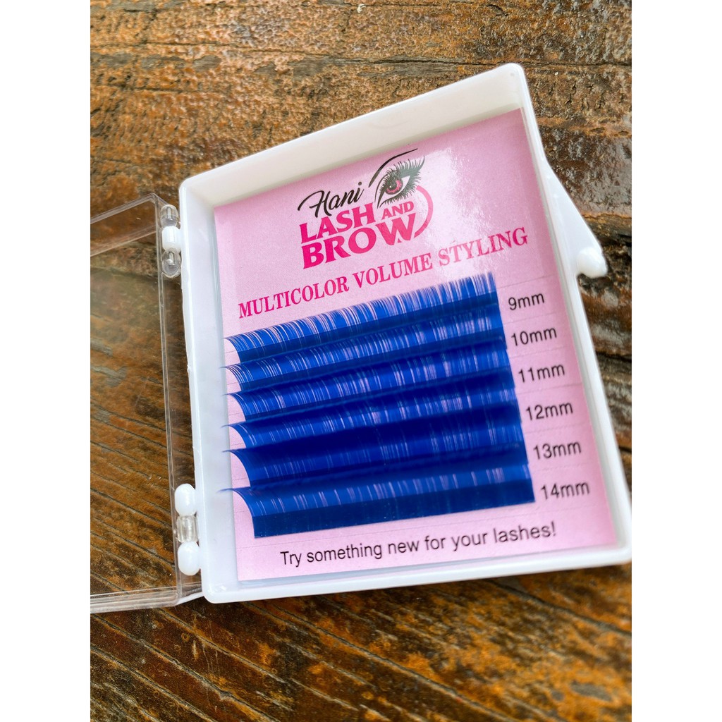 Mi Màu 9-14mm, 39k/Khay siêu xinh - Lông Mi Khay Mi Màu Hani
