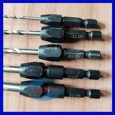 BỘ 5 MŨI KHOAN GỖ CHỈNH CỮ BẮT ÂM MŨI VÍT - ĐẦU ÂM VÍT GỖ