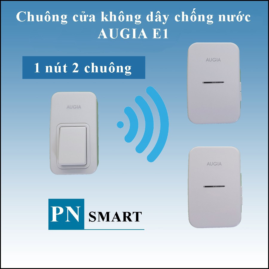 Chuông cửa không dây chống nước không dùng pin AUGIA E1