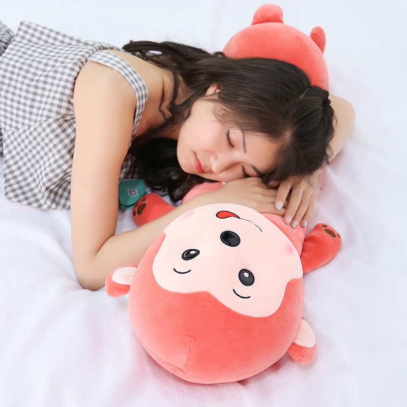 GỐI ÔM MINISO HÌNH THÚ (THỎ, ẾCH, KHỈ, SƯ TỬ) 90CM---&gt;100CM