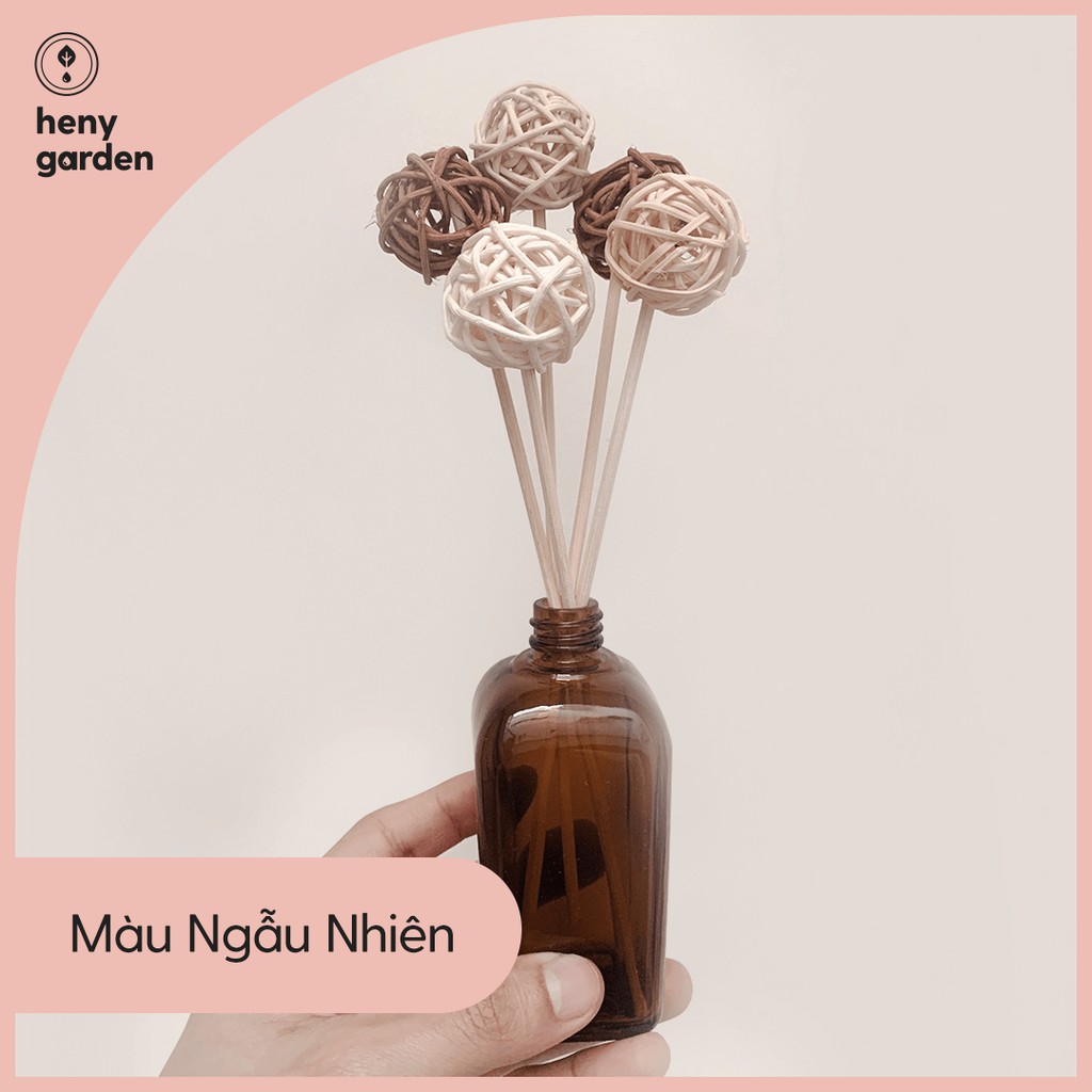 Que Khuếch Tán Tinh Dầu Banh Gỗ Mây HENY GARDEN Thay Thế Máy Xông