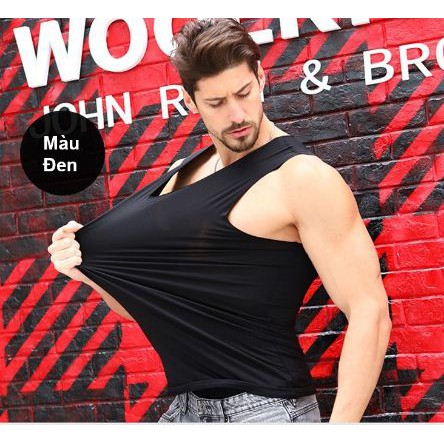Áo ba lỗ lụa nam siêu thoáng MKB