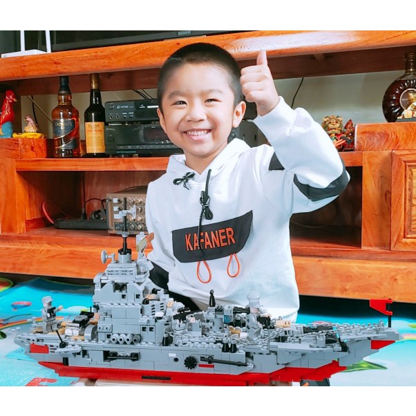 [1000 chi tiết] Đồ chơi lắp ráp Lego Tàu Chiến tuần dương, lắp ghép mô hình lego robot và lego cảnh sát hải quân