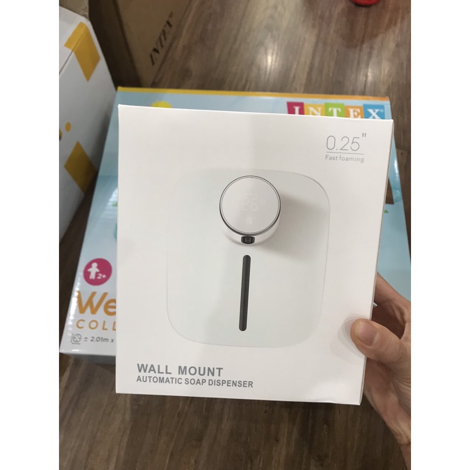 Máy rửa tay tạo bọt cảm ứng màu trắng cho bé - Lebebee