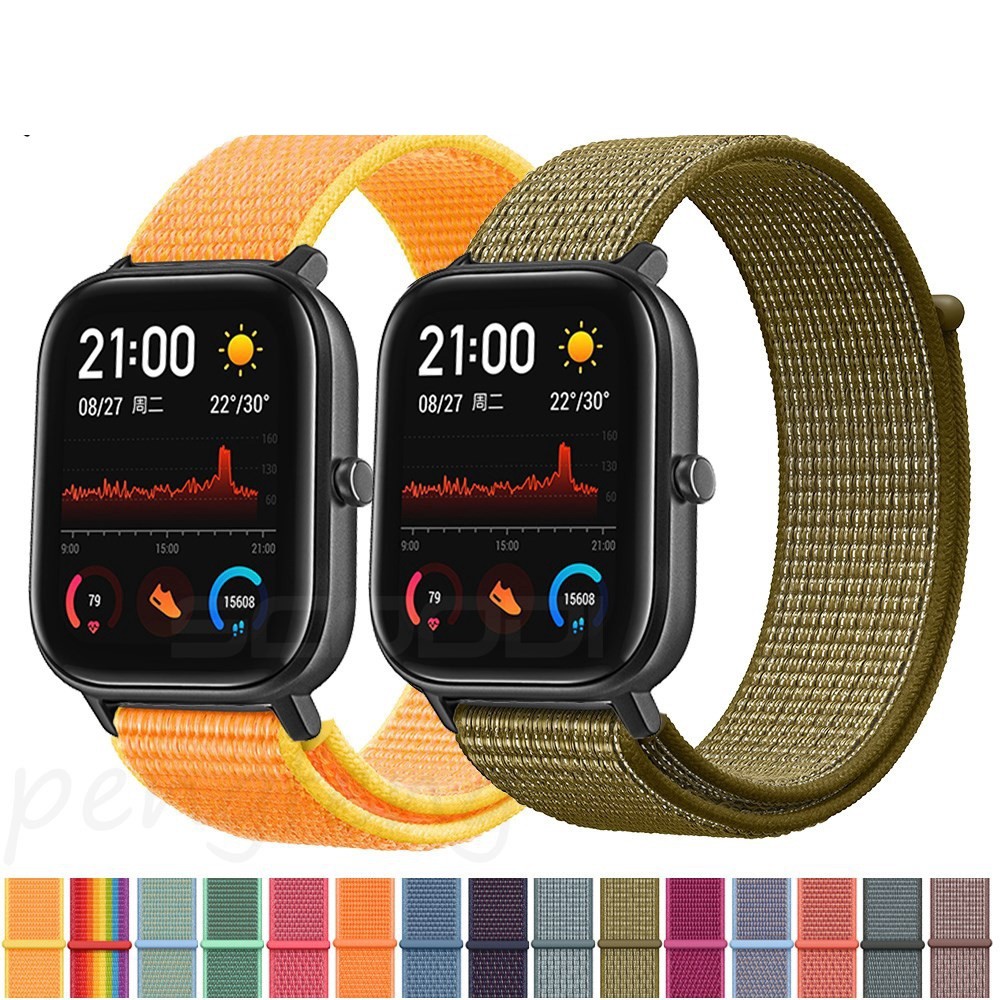 [GTS/ GTS2] Dây Nylon 20mm Thay Thế Cho đồng hồ thông minh Xiaomi Huami Amazfit GTS / GTS 2 2e 2Mini