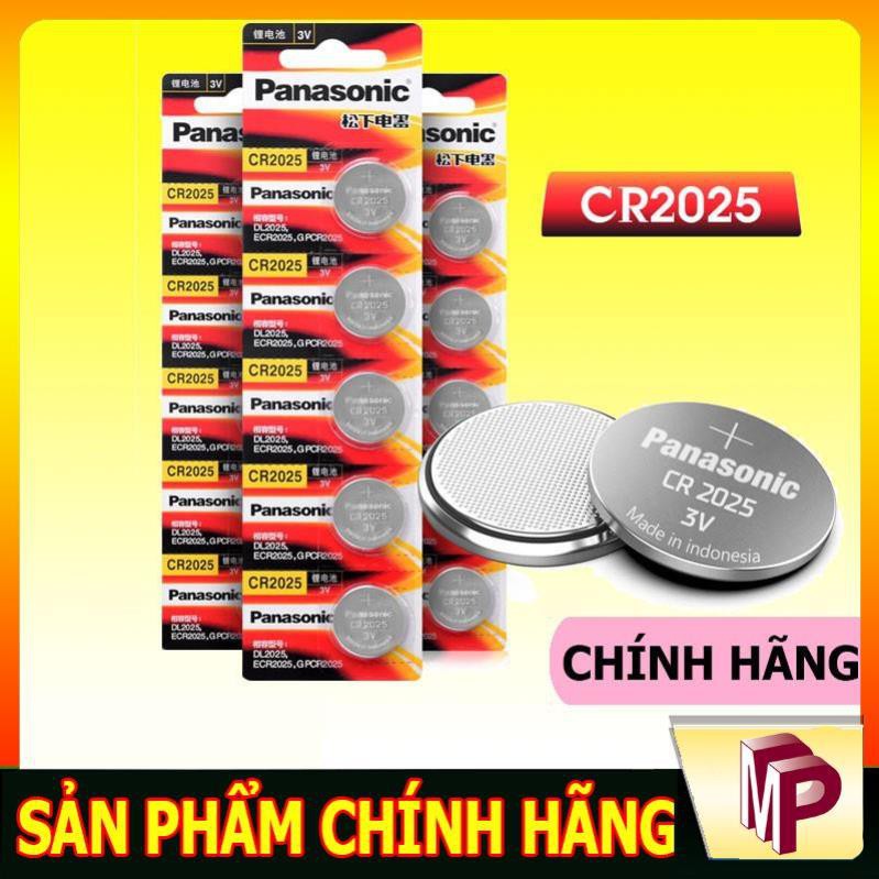 Pin nút áo Panasonic CR2025 CR2032 Lithium 3V - Made in Indonesia dùng cho điều khiển từ xa, chìa khoá điện tử...