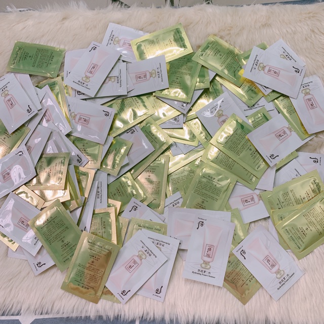 [ CHUẨN AUTH 100%] Sữa rửa mặt Whoo Hydrating Foam Cleanser gói 3ml | BigBuy360 - bigbuy360.vn