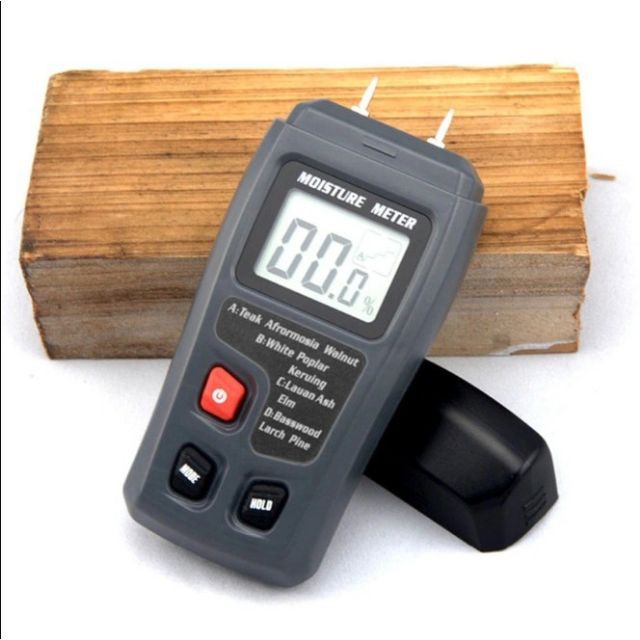 Máy đo độ ẩm Tổ Yến loại tốt - Dụng cụ đo độ ẩm tường và gỗ (TẶNG KÈM PIN)