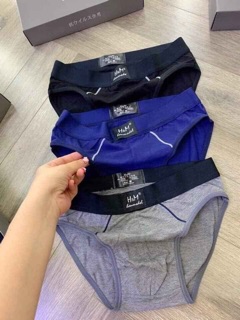 Quần Sịp HM Nam Cotton ( hộp 3 chiếc từ 50-73kg)