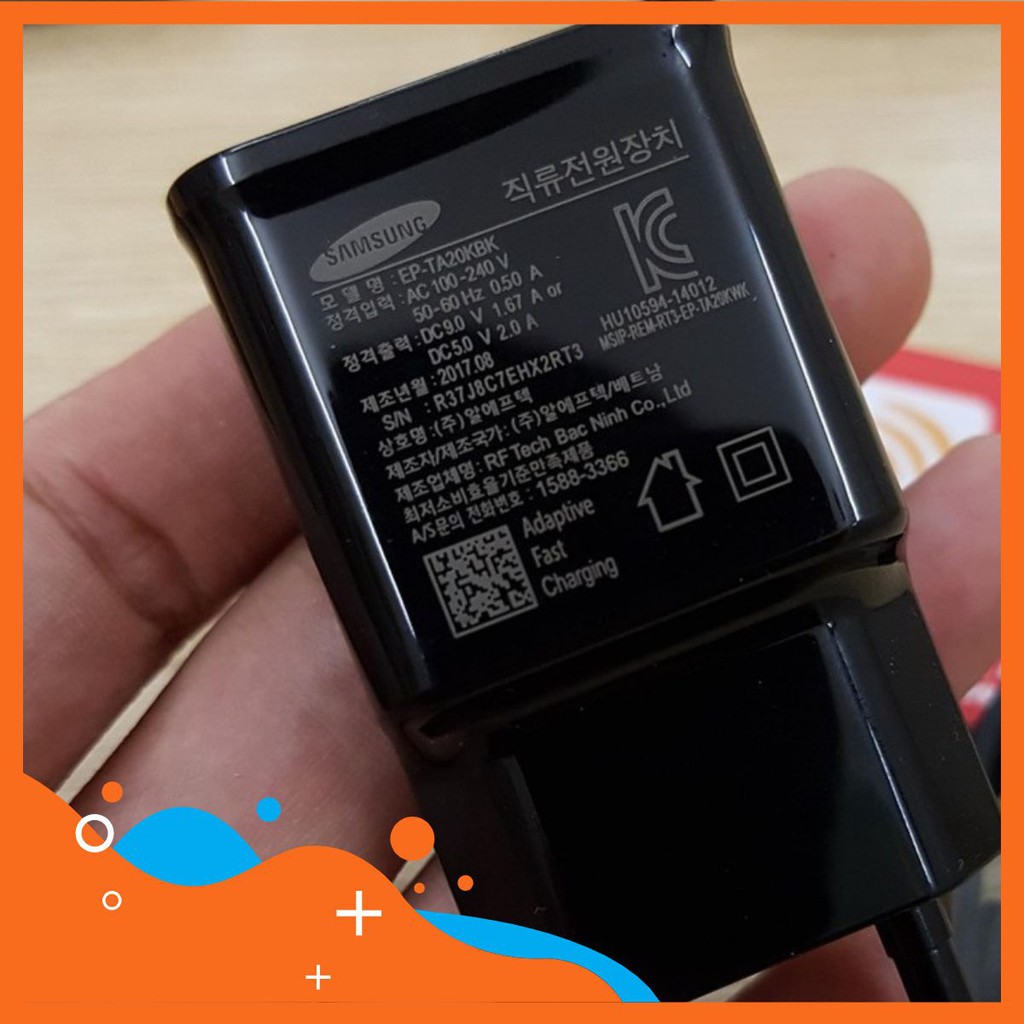 Cục sạc nhanh Samsung Galaxy Note 8, S9, S8, S7 Fast Charge