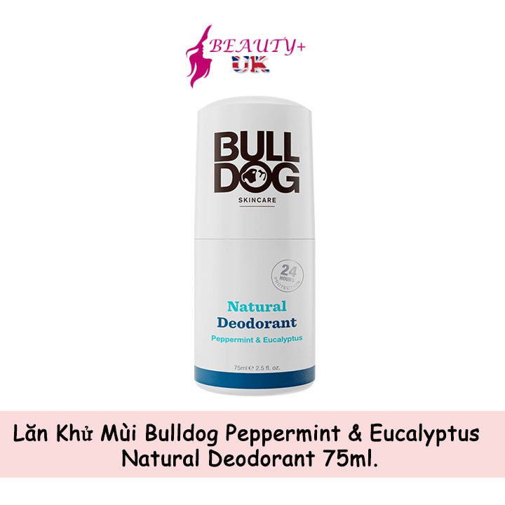 Lăn Khử Mùi Bulldog Peppermint &amp; Eucalyptus Natural Deodorant 75ml
