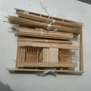 Lồng chim chào mào vuông