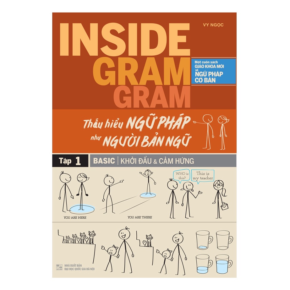 Sách Inside Gram Gram Thấu hiểu ngữ pháp như người bản ngữ tập 1 - Basic Khởi đầu & cảm hứng MEGAENG9243