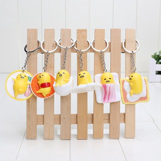 Set 6 Móc Khóa Hình Nhân Vật Hoạt Hình Gudetama