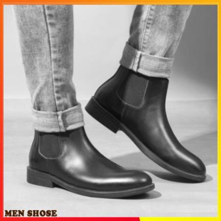 Giày boot wild walk chelsea boot - Black