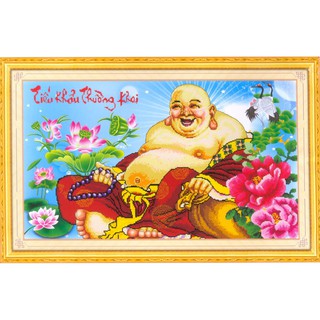 Tranh Thêu Chữ Thập 3D Phật Di Lặc EVA8209 (KHÁCH TỰ THÊU) KT:81X51CM