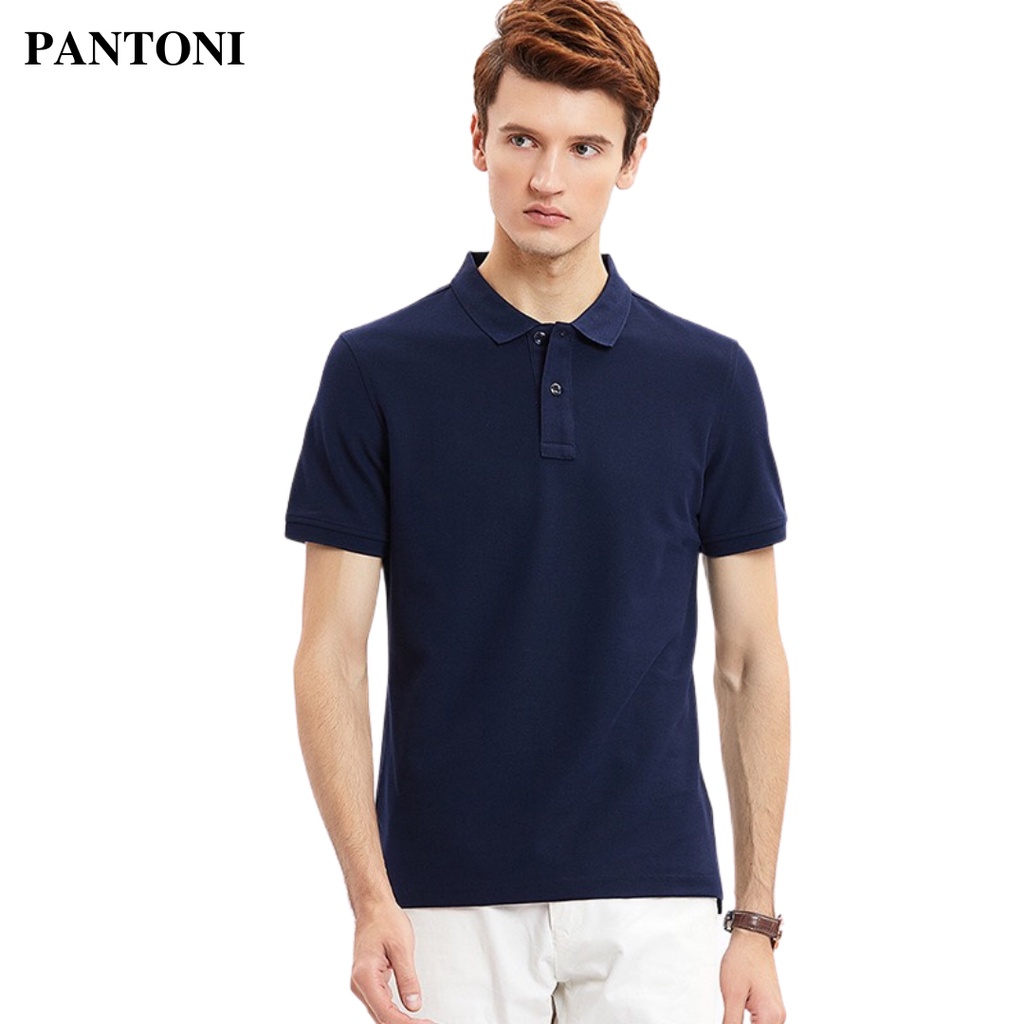 Áo polo nam cổ bẻ pantoni, Áo thun nam ngắn tay chất cotton dày dặn thoáng mát (ACB)